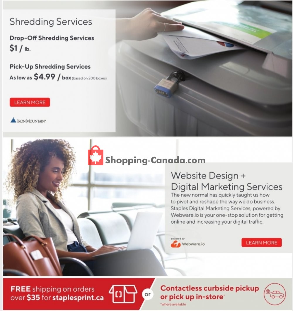 Staples flyer from Wednesday January 20, 2021 to Tuesday January 26, 2021 - page 19