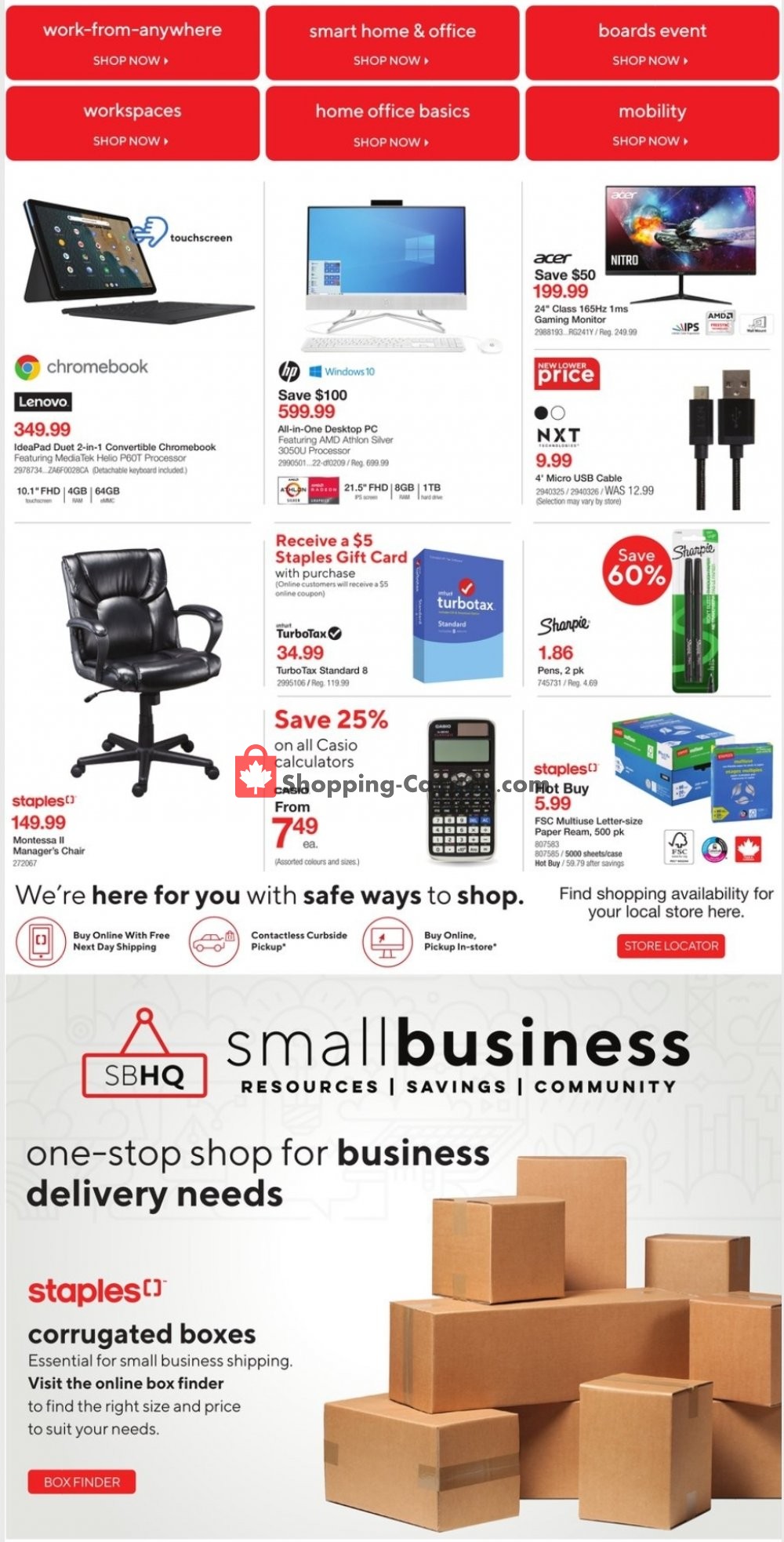 Staples flyer from Wednesday January 20, 2021 to Tuesday January 26, 2021 - page 2