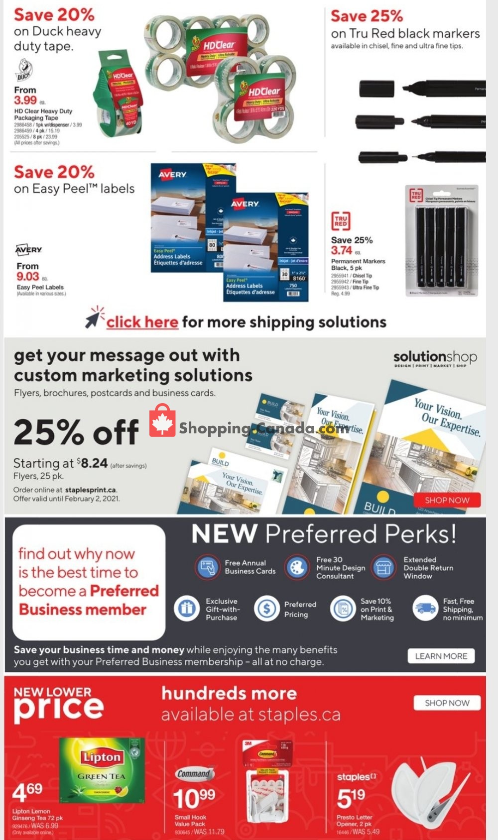 Staples flyer from Wednesday January 20, 2021 to Tuesday January 26, 2021 - page 3