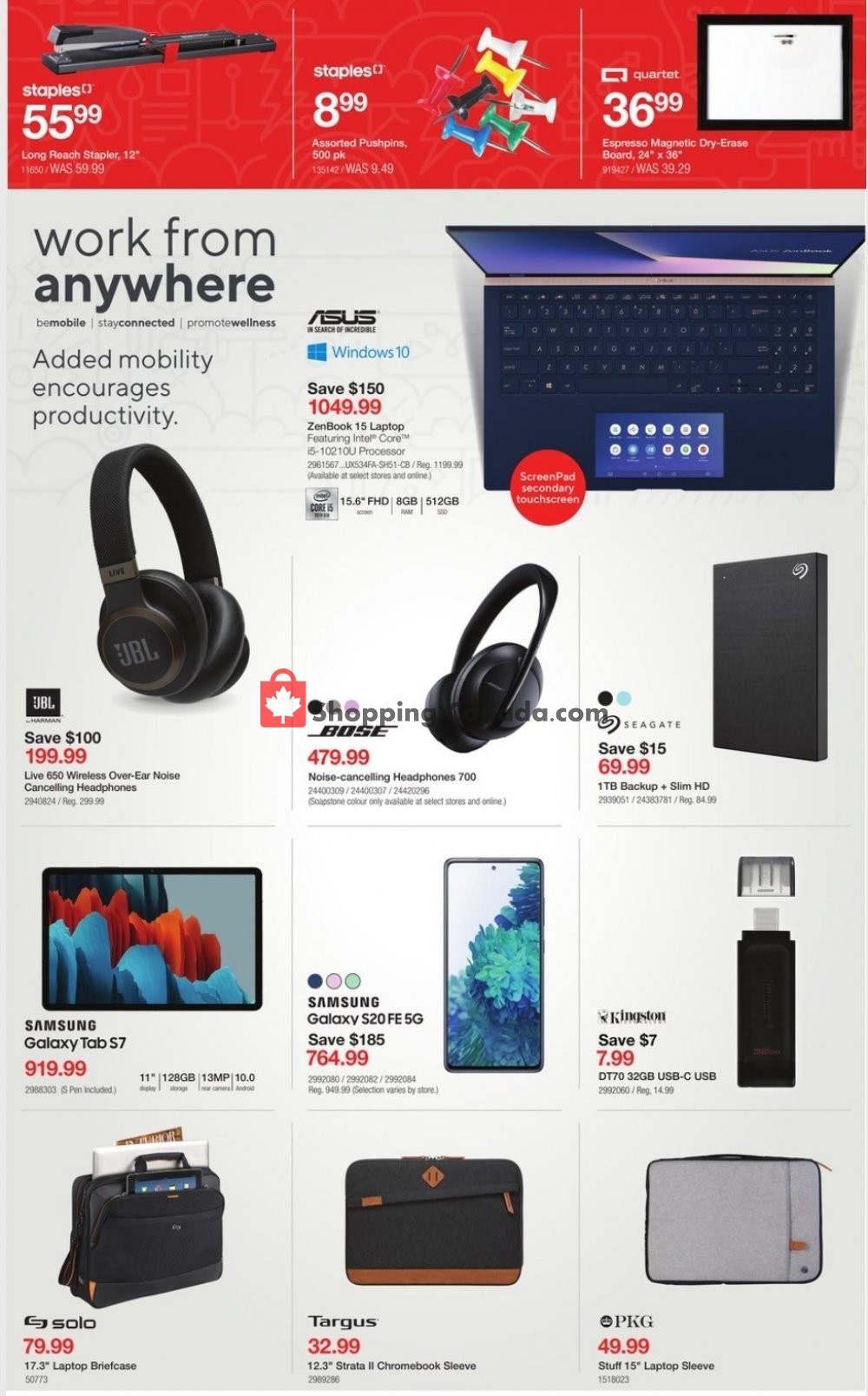 Staples flyer from Wednesday January 20, 2021 to Tuesday January 26, 2021 - page 4