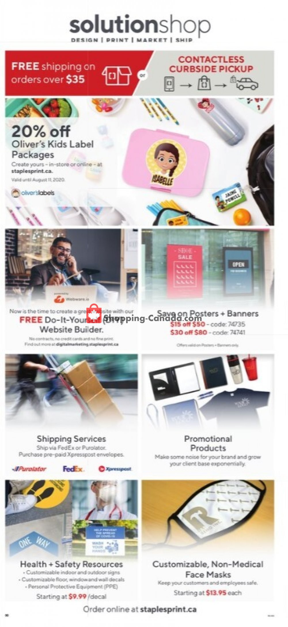 Staples flyer from Wednesday July 22, 2020 to Tuesday July 28, 2020 - page 11
