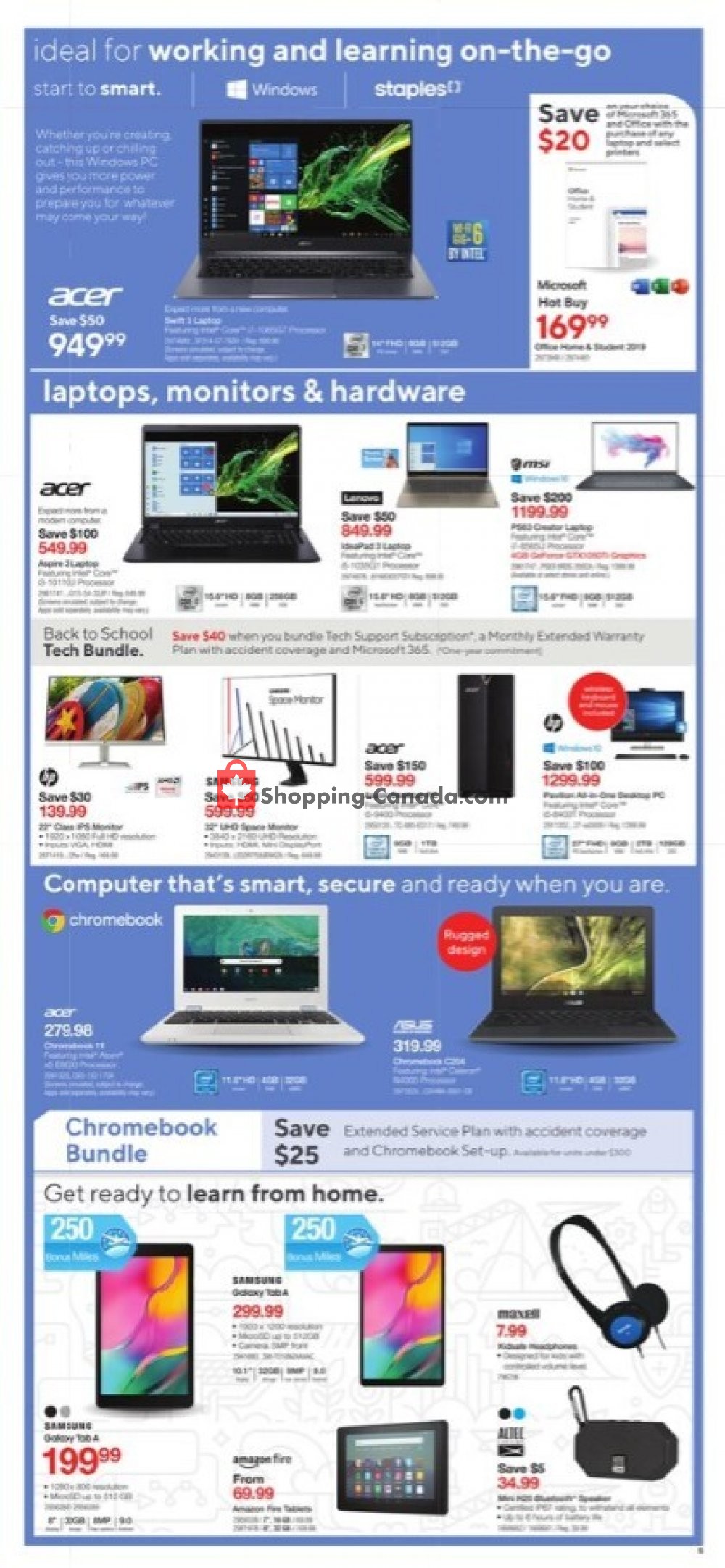 Staples flyer from Wednesday July 22, 2020 to Tuesday July 28, 2020 - page 4