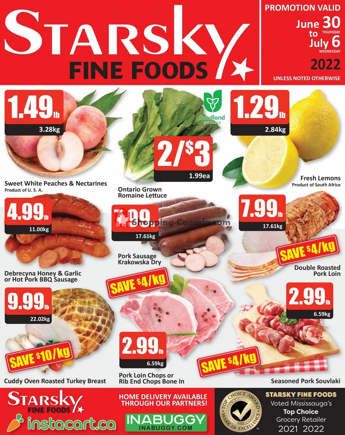 Starsky Foods flyer from Thursday June 30, 2022 to Wednesday July 6, 2022 - page 1