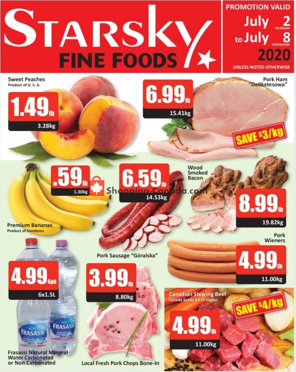 Starsky Foods flyer from Thursday July 2, 2020 to Wednesday July 8, 2020 - page 1