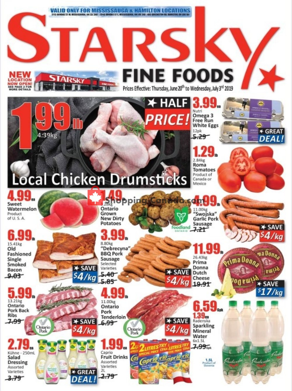 Starsky Foods flyer from Thursday June 20, 2019 to Wednesday July 3, 2019 - page 1