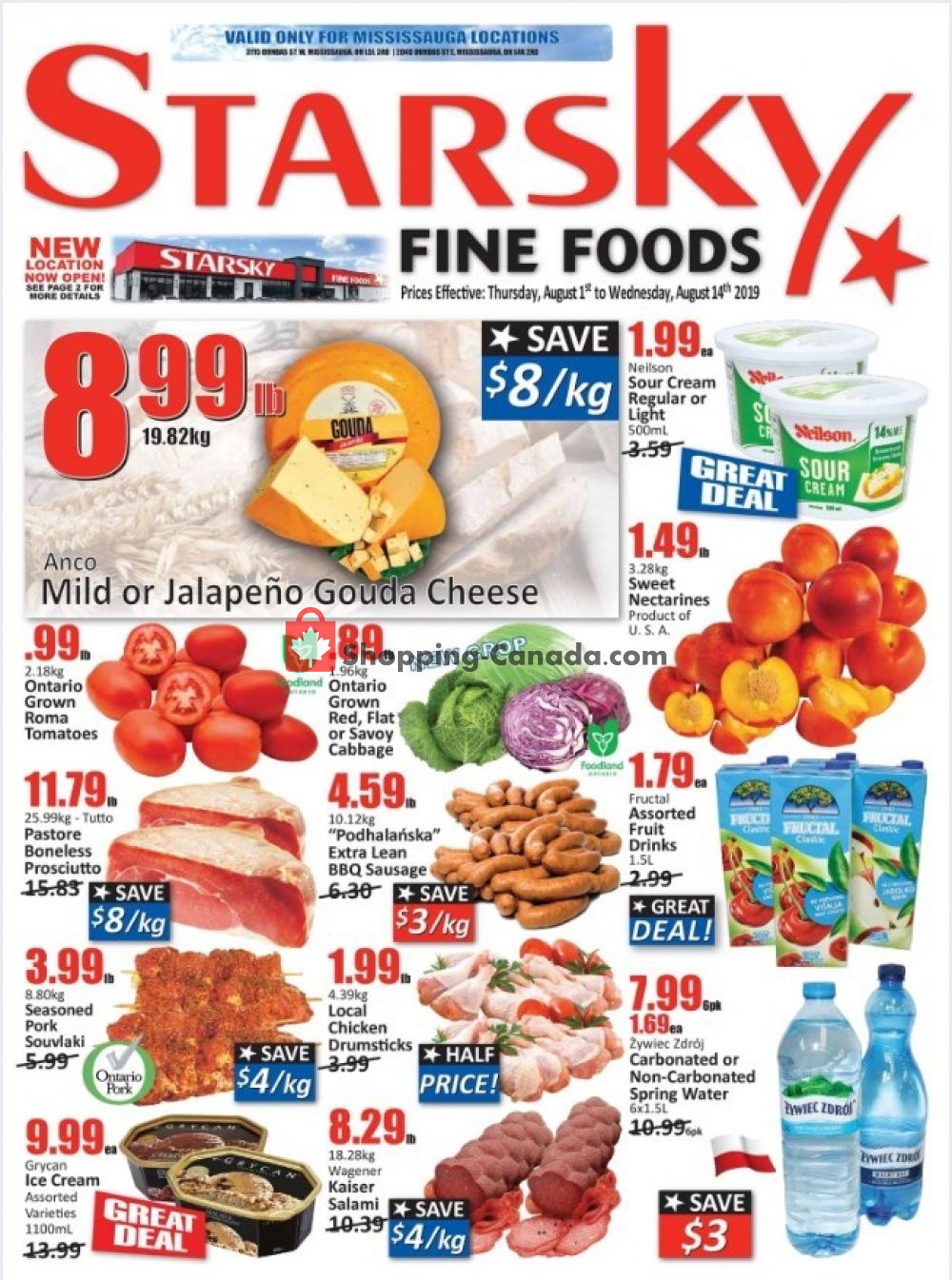Starsky Foods flyer from Thursday August 1, 2019 to Wednesday August 14, 2019 - page 1