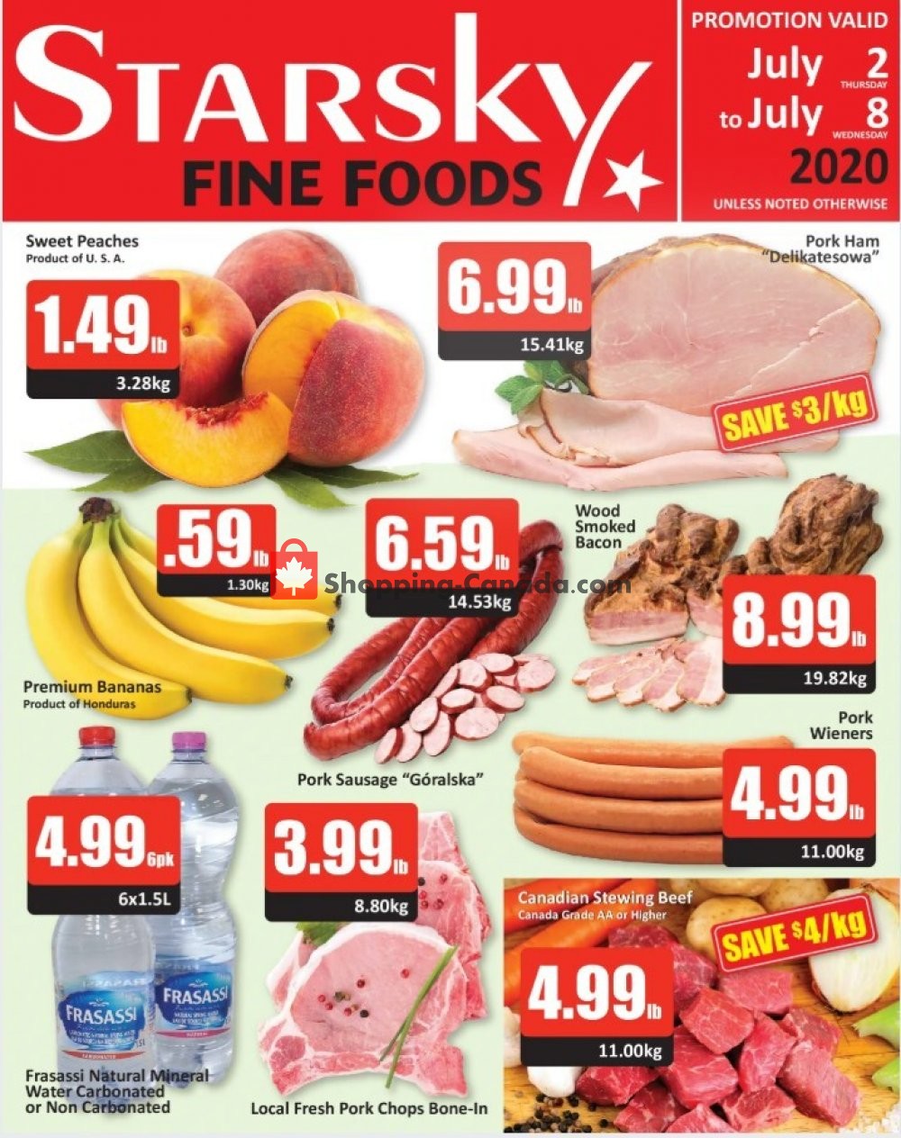 Starsky Foods flyer from Thursday July 2, 2020 to Wednesday July 8, 2020 - page 1