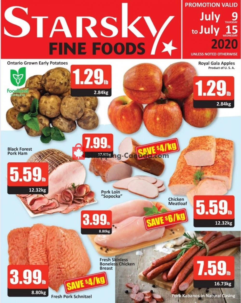 Starsky Foods flyer from Thursday July 9, 2020 to Wednesday July 15, 2020 - page 1
