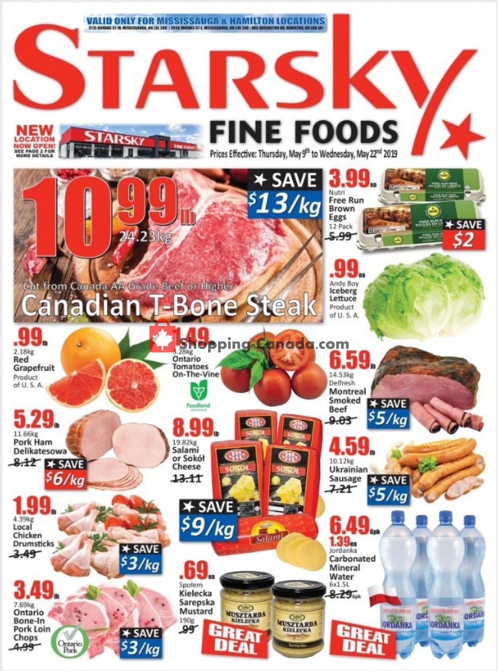 Starsky Foods flyer from Thursday May 9, 2019 to Wednesday May 22, 2019 - page 1