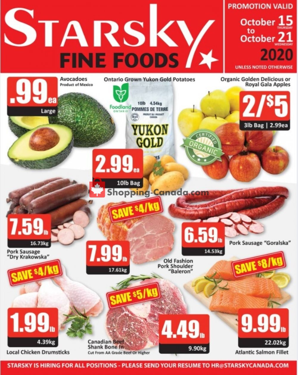 Starsky Foods flyer from Thursday October 15, 2020 to Wednesday October 21, 2020 - page 1