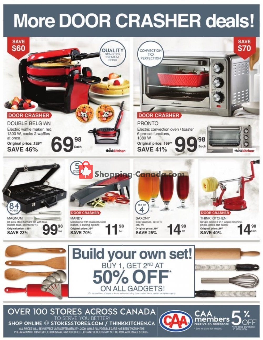 Stokes Canada, flyer (Cook Up The Savings) August 25 September 27
