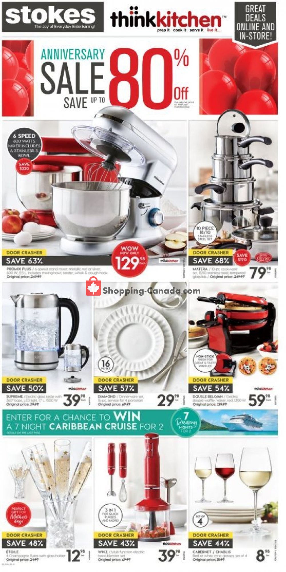 Stokes flyer from Monday April 29, 2019 to Sunday June 2, 2019 - page 1