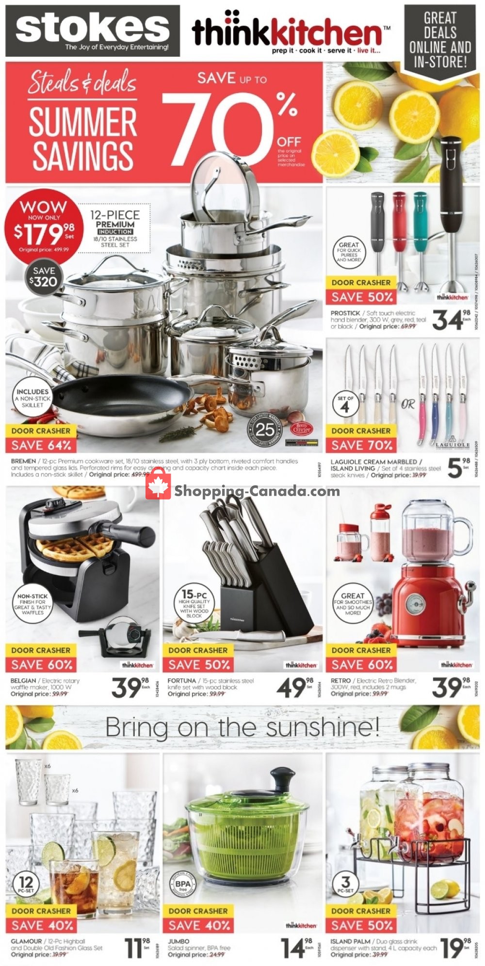 Stokes flyer from Monday June 24, 2019 to Sunday July 21, 2019 - page 1