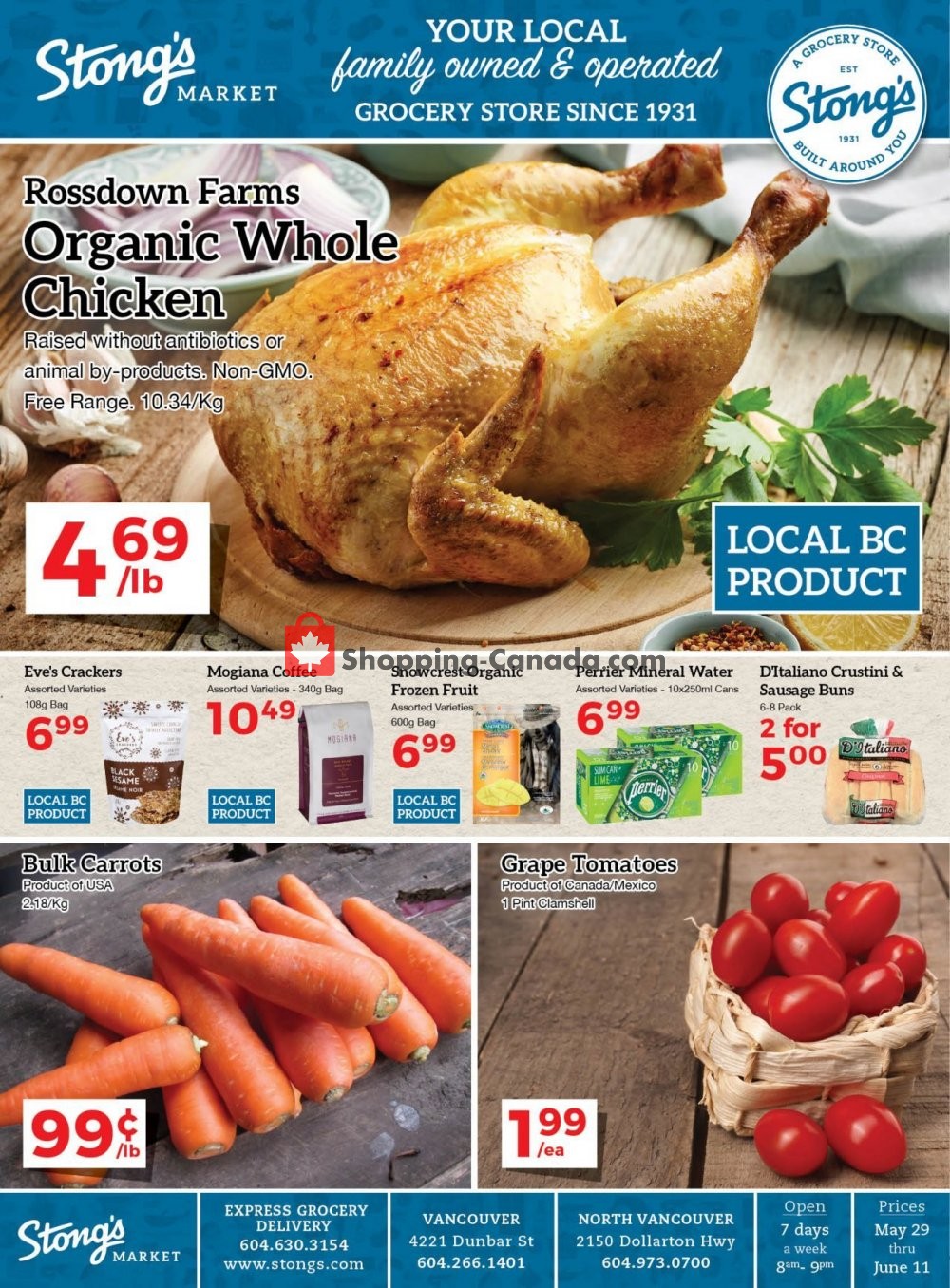 Stong's Market flyer from Friday May 29, 2020 to Thursday June 11, 2020 - page 1