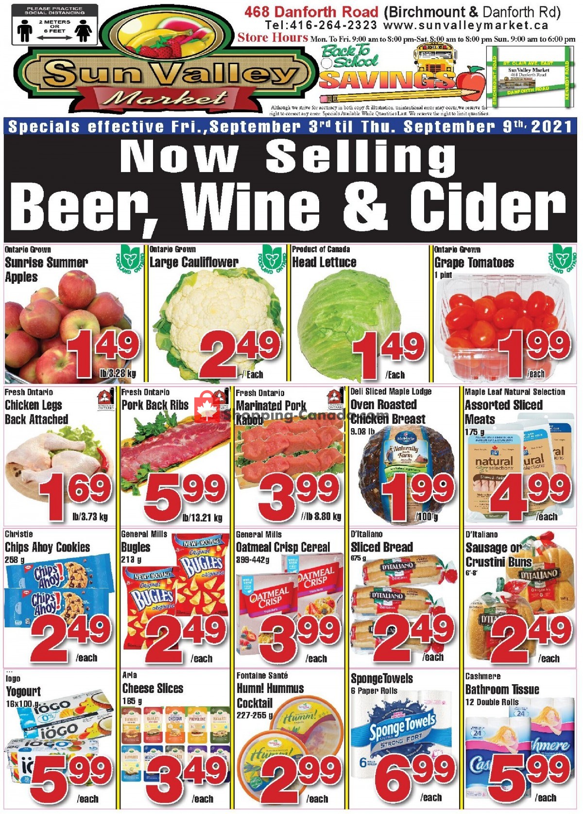 Sun Valley Market flyer from Friday September 3, 2021 to Thursday September 9, 2021 - page 1