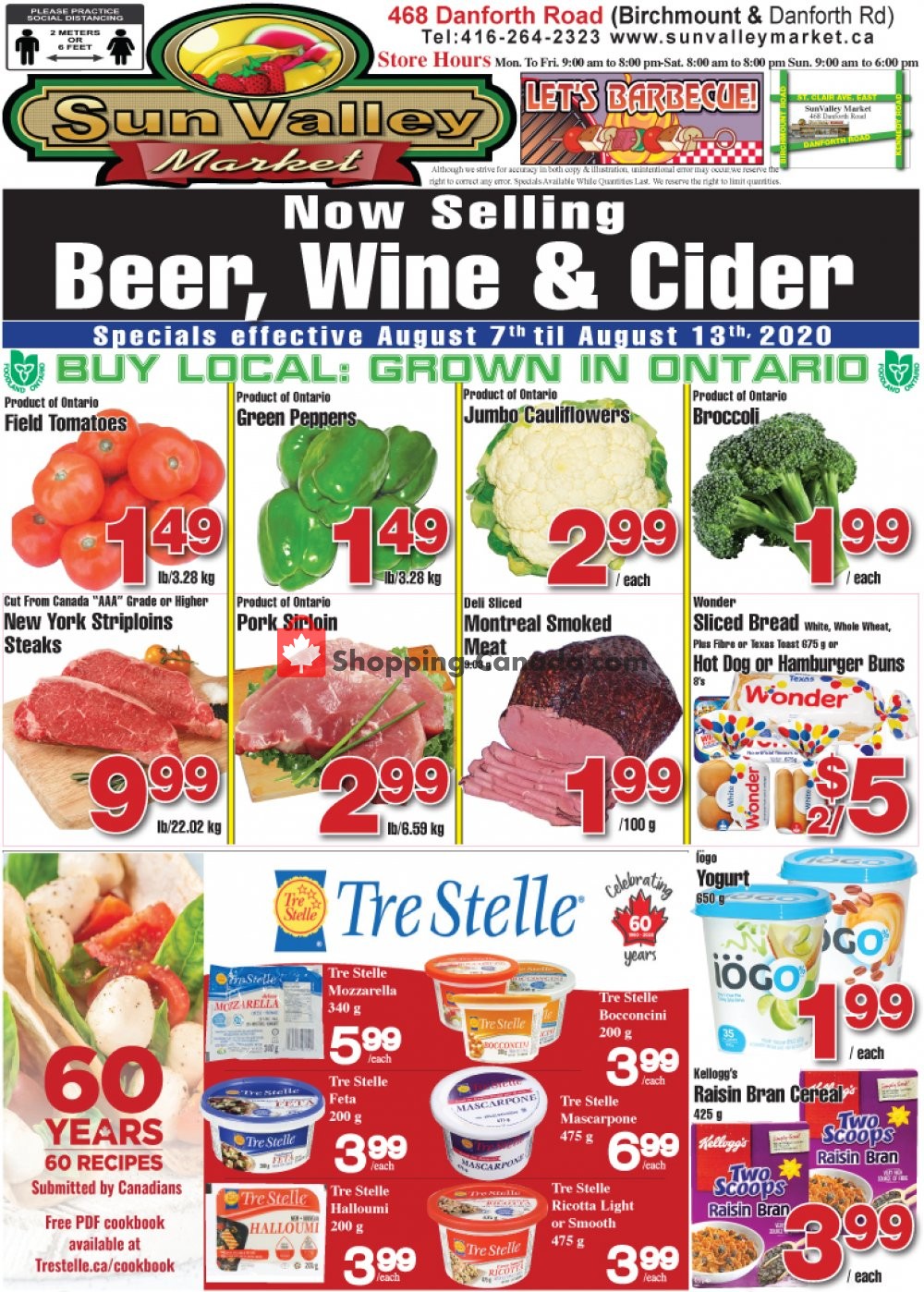 Sun Valley Market flyer from Friday August 7, 2020 to Thursday August 13, 2020 - page 1