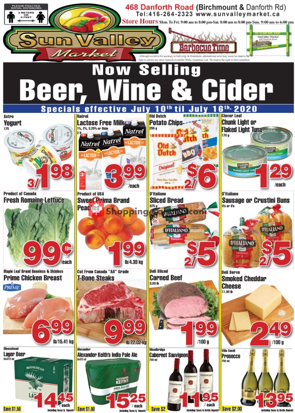 Sun Valley Market flyer from Friday July 10, 2020 to Thursday July 16, 2020 - page 1