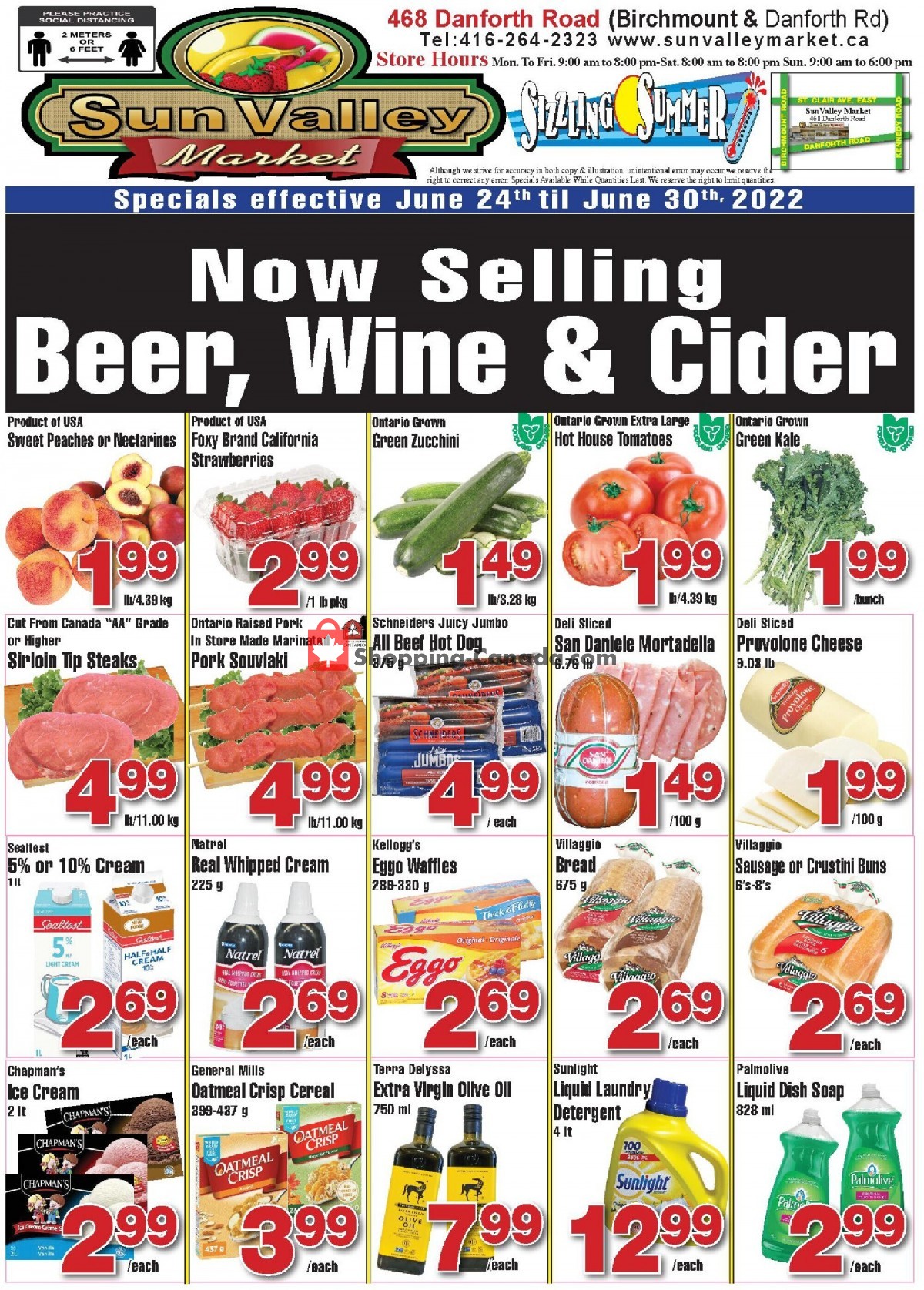 Sun Valley Market flyer from Friday June 24, 2022 to Thursday June 30, 2022 - page 1