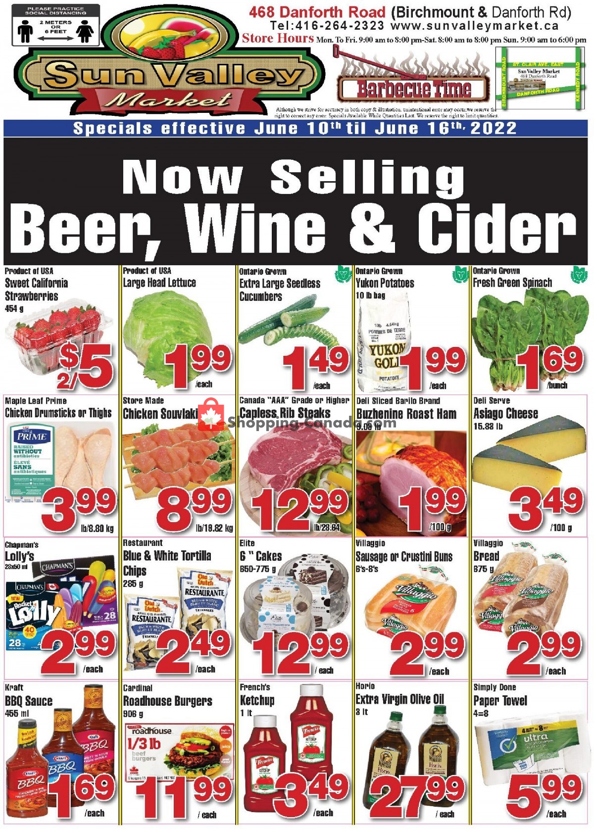 Sun Valley Market flyer from Friday June 10, 2022 to Thursday June 16, 2022 - page 1