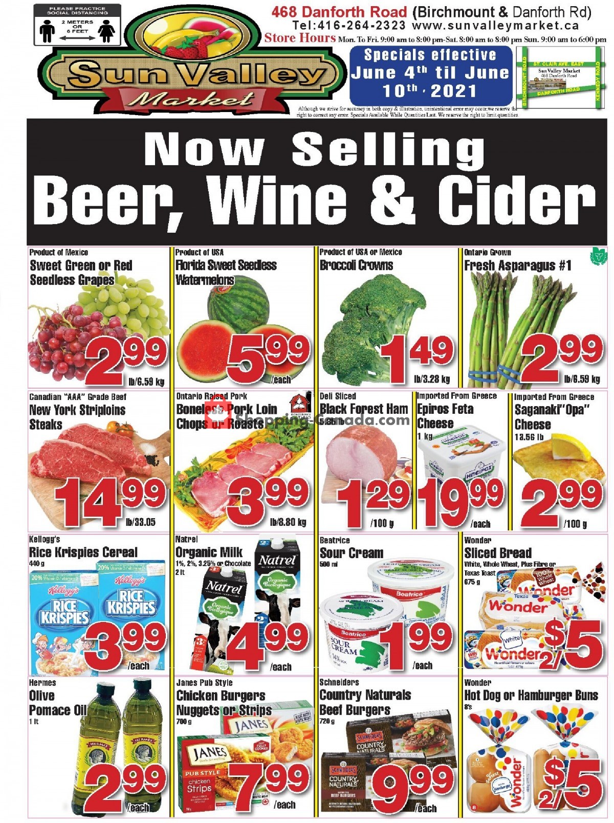 Sun Valley Market flyer from Friday June 4, 2021 to Thursday June 10, 2021 - page 1