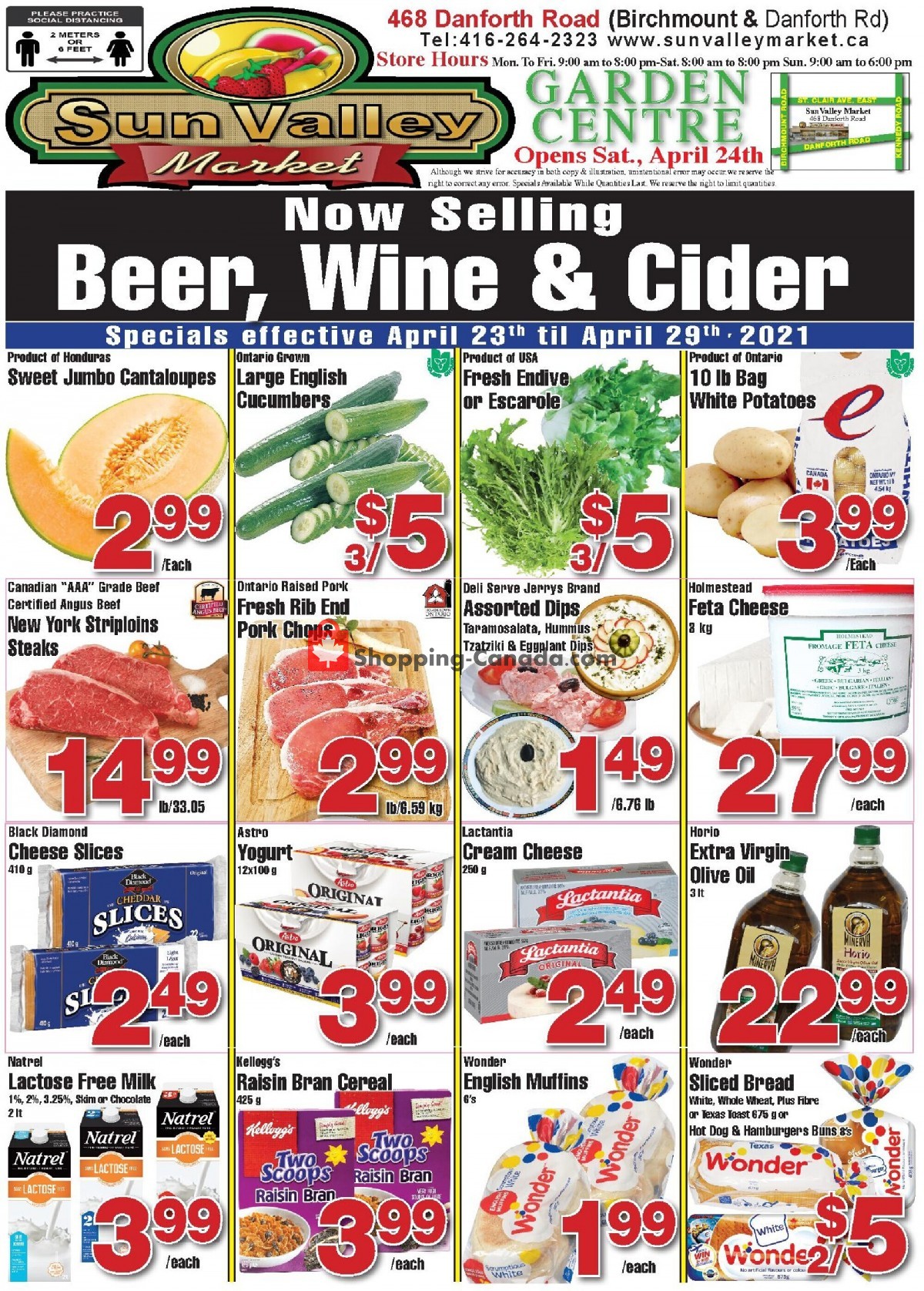 Sun Valley Market flyer from Friday April 23, 2021 to Thursday April 29, 2021 - page 1
