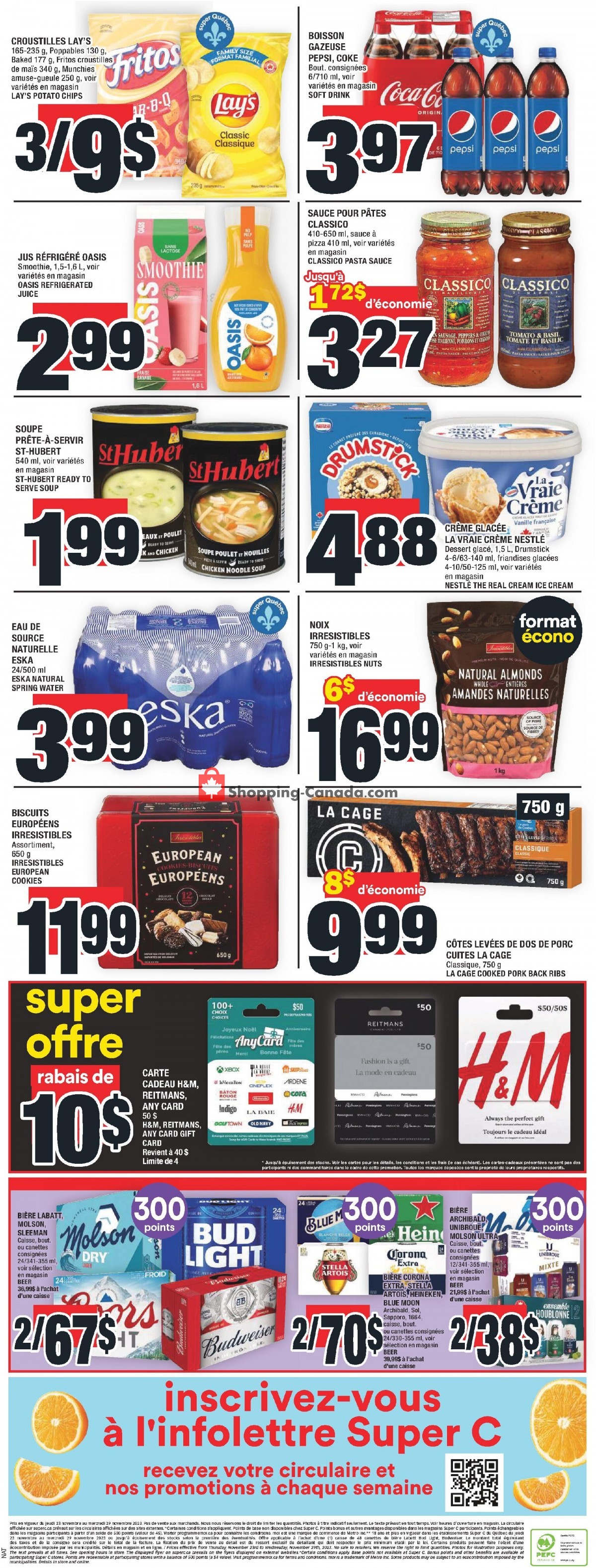 Super C flyer from Thursday November 23, 2023 to Wednesday November 29, 2023 - page 4
