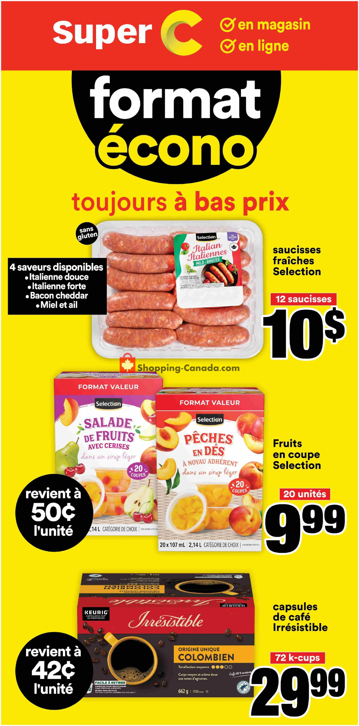 Super C flyer from Thursday August 6, 2026 to Wednesday August 12, 2026 - page 1