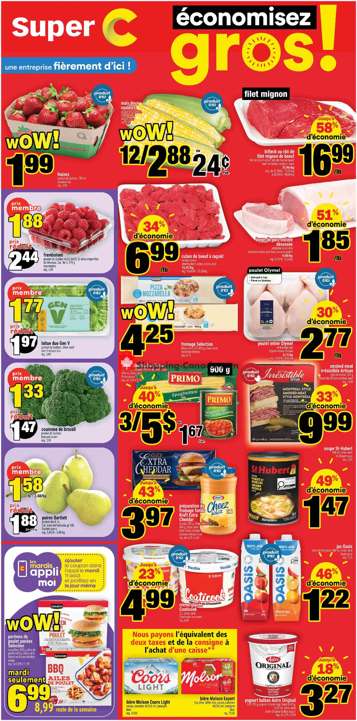 Super C flyer from Thursday August 6, 2026 to Wednesday August 12, 2026 - page 1