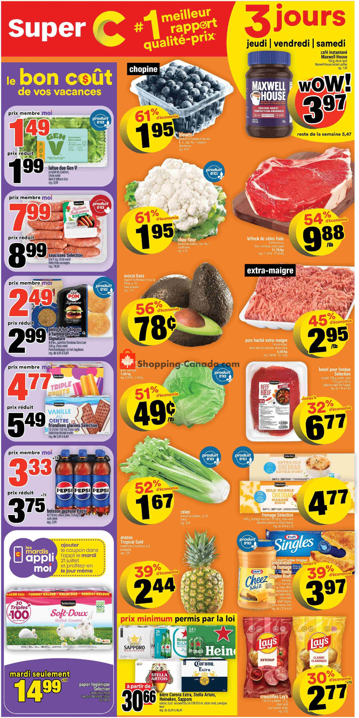Super C flyer from Thursday July 16, 2026 to Wednesday July 22, 2026 - page 1