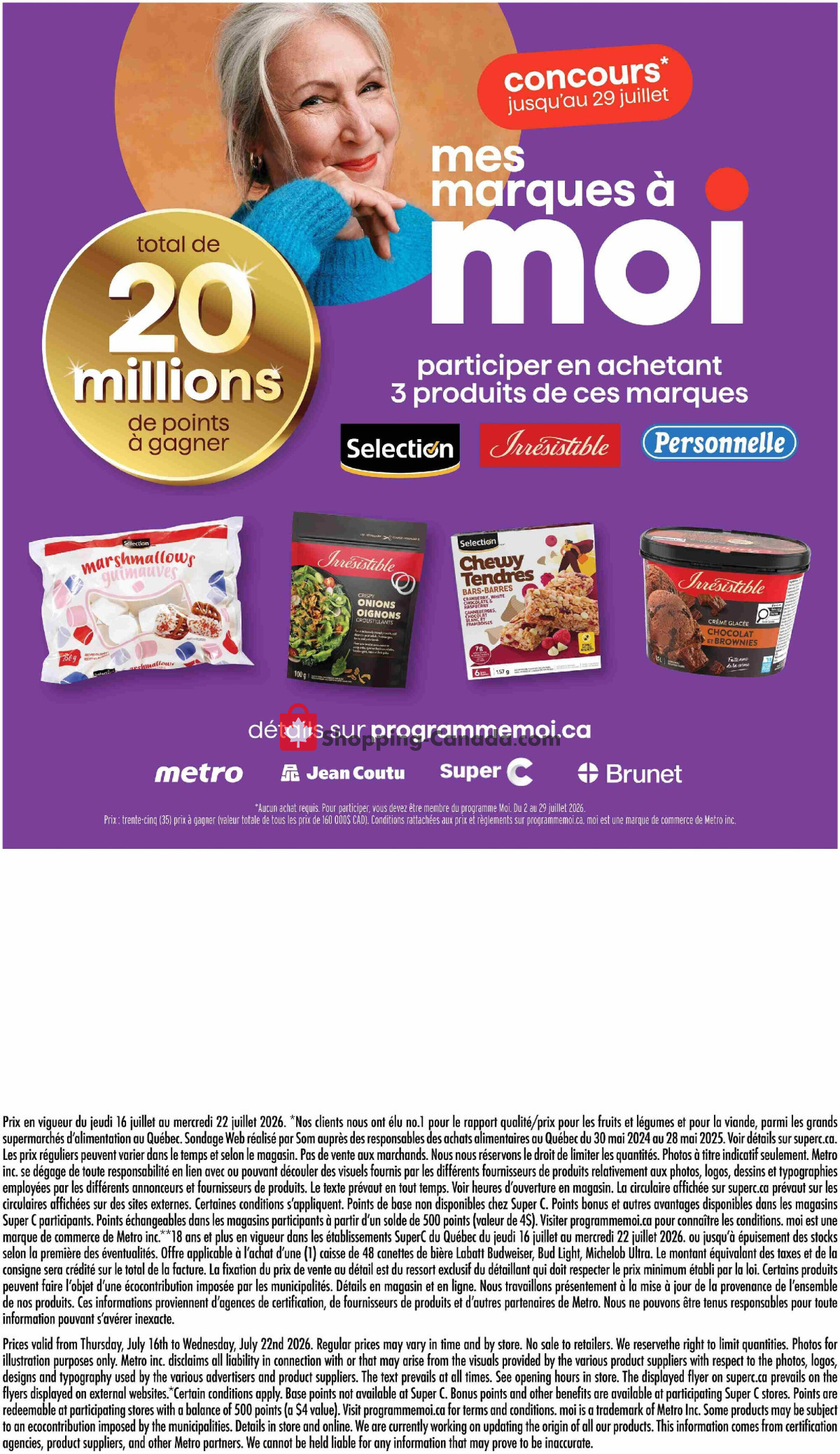 Super C flyer from Thursday July 16, 2026 to Wednesday July 22, 2026 - page 16