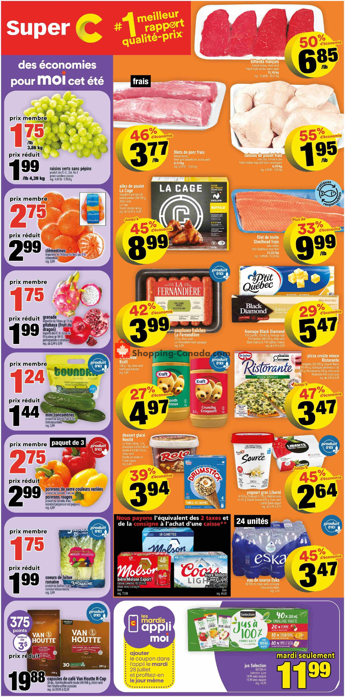 Super C flyer from Thursday July 23, 2026 to Wednesday July 29, 2026 - page 1