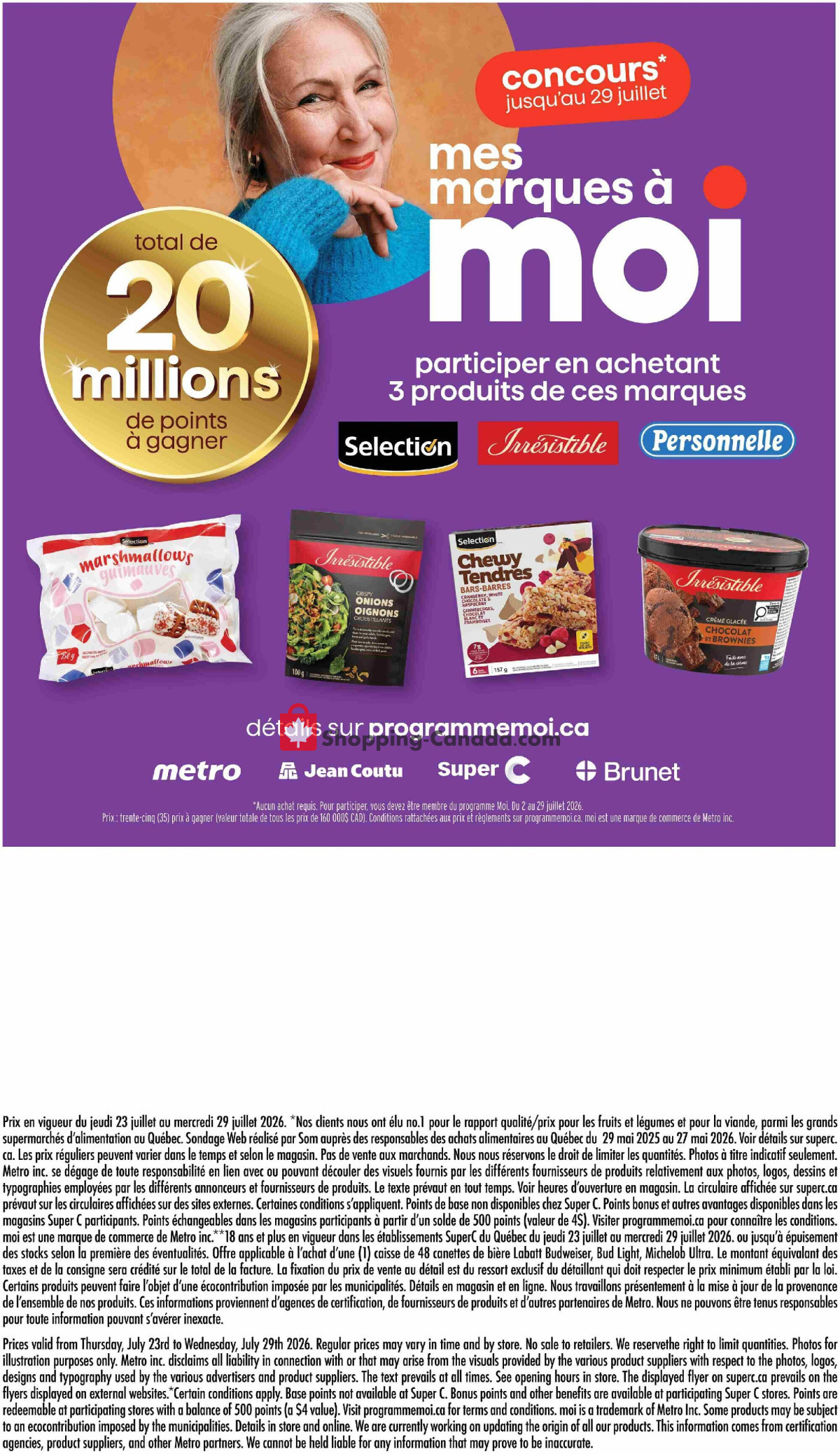 Super C flyer from Thursday July 23, 2026 to Wednesday July 29, 2026 - page 17