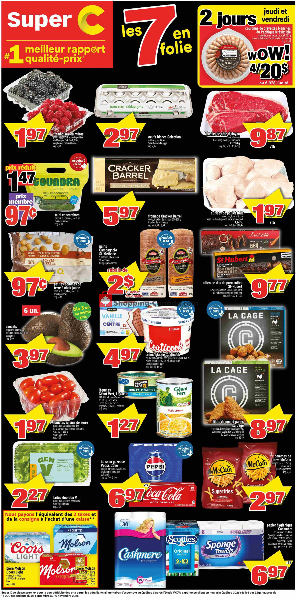 Super C flyer from Thursday June 11, 2026 to Wednesday June 17, 2026 - page 1