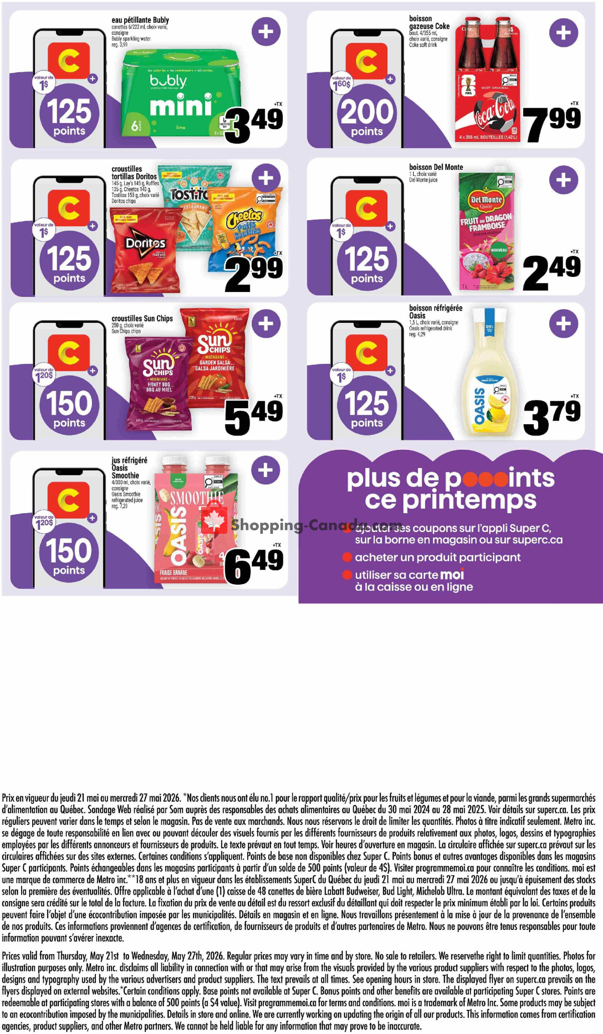 Super C flyer from Thursday May 21, 2026 to Wednesday May 27, 2026 - page 15
