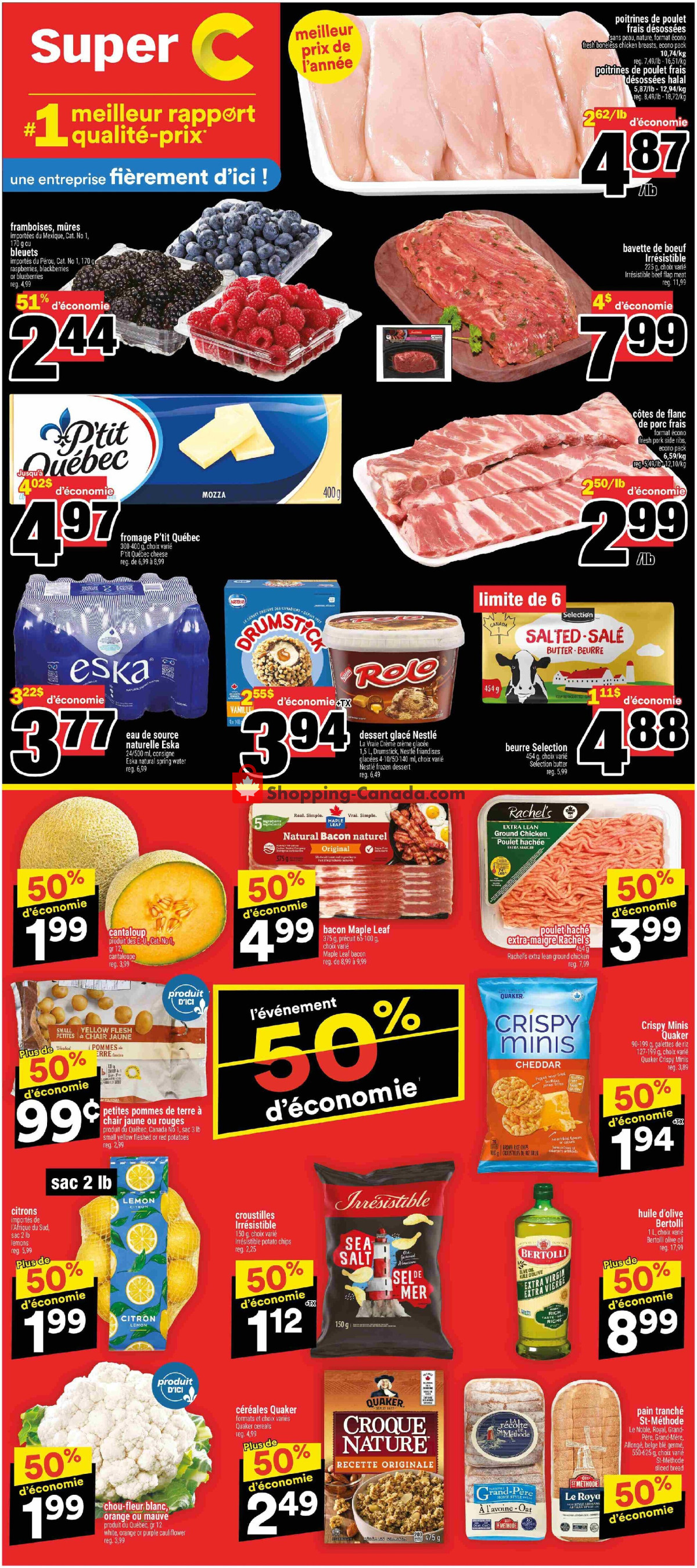 Super C flyer from Thursday October 1, 2026 to Wednesday October 7, 2026 - page 1