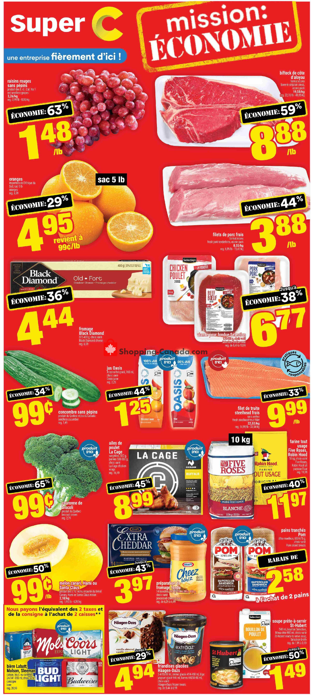Super C flyer from Thursday September 24, 2026 to Wednesday September 30, 2026 - page 1