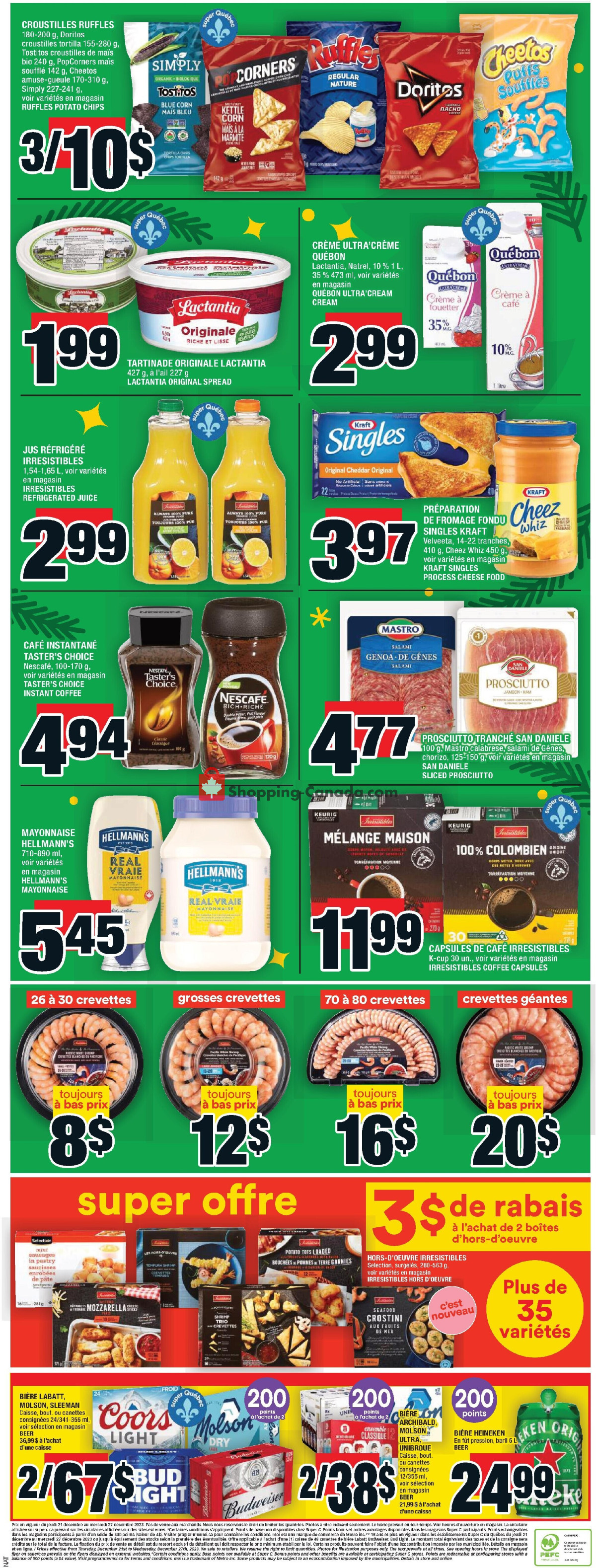 Super C flyer from Thursday December 21, 2023 to Wednesday December 27, 2023 - page 3