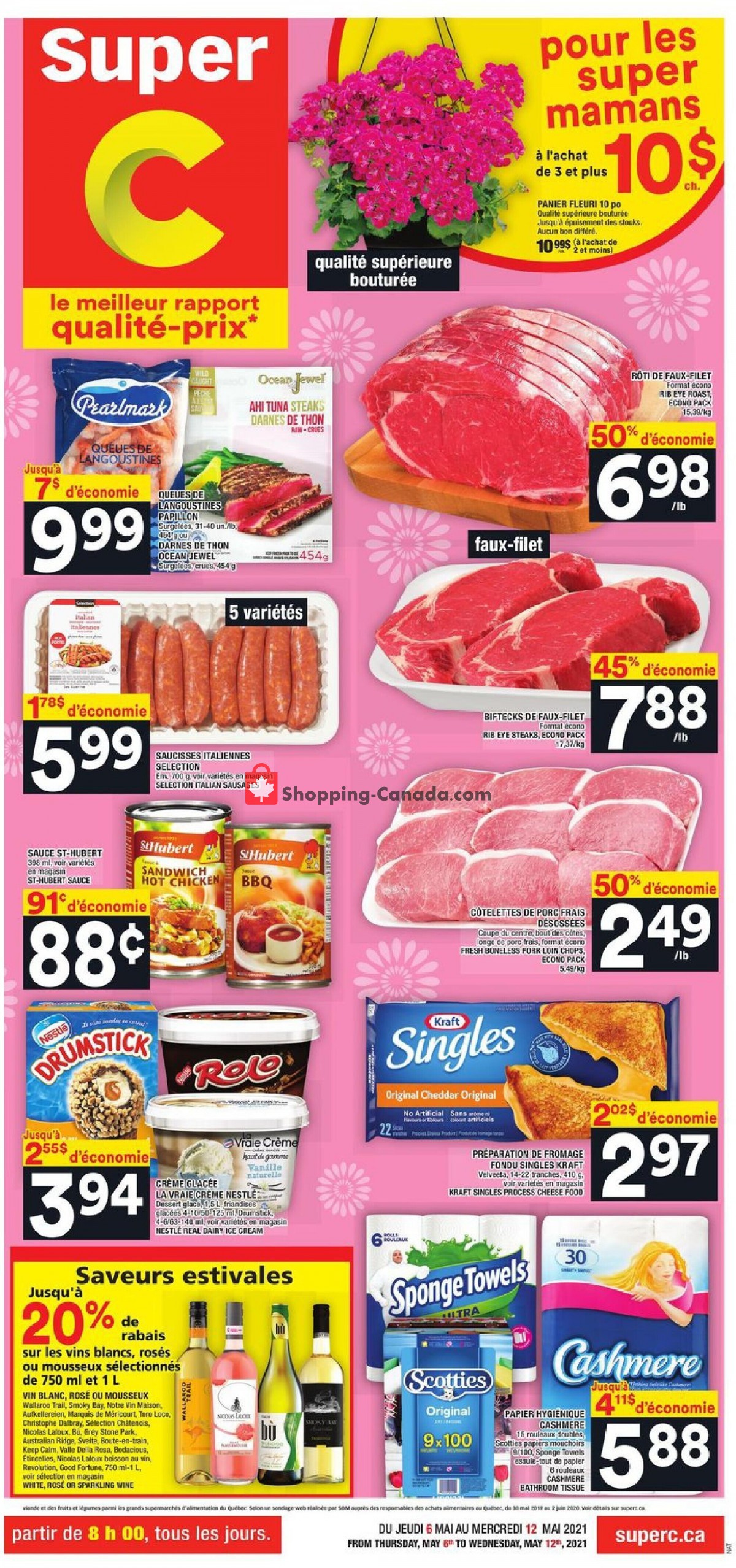 Super C flyer from Thursday May 6, 2021 to Wednesday May 12, 2021 - page 1