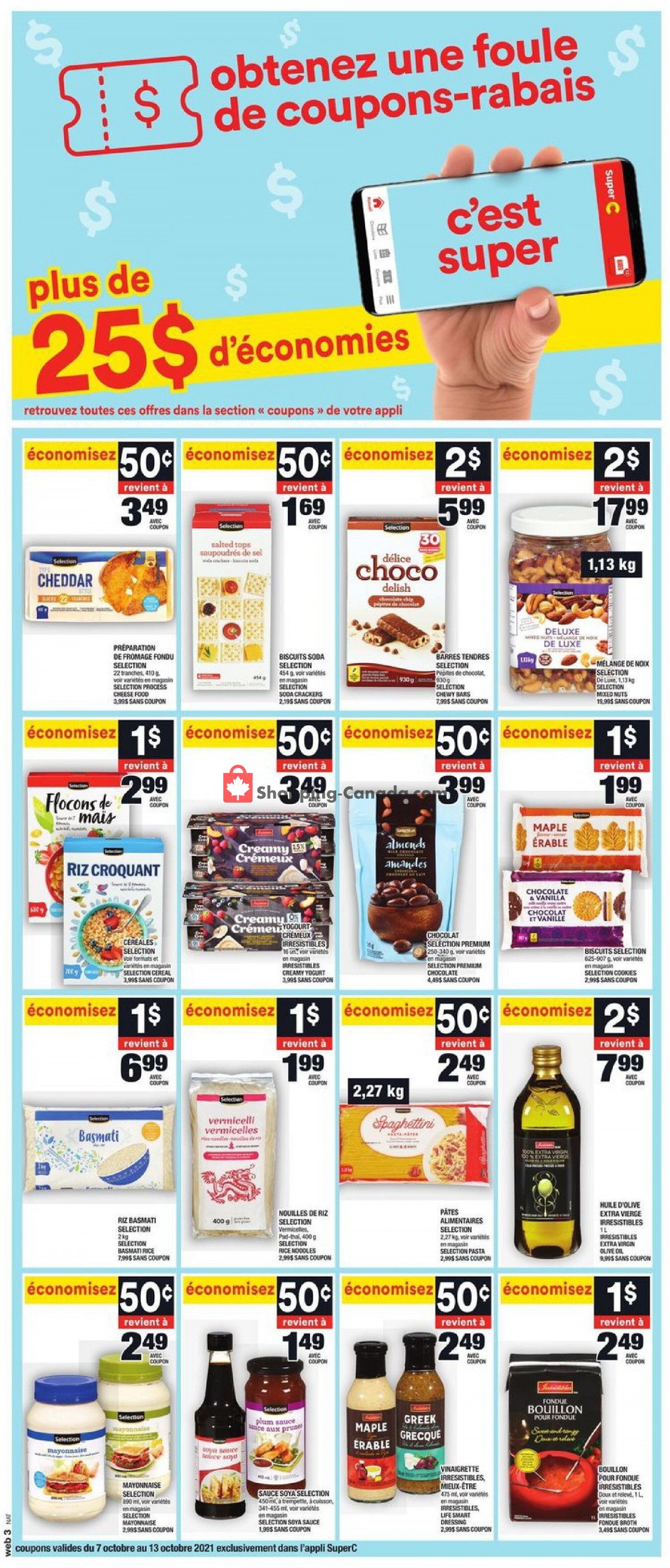 Super C flyer from Thursday October 7, 2021 to Wednesday October 13, 2021 - page 1