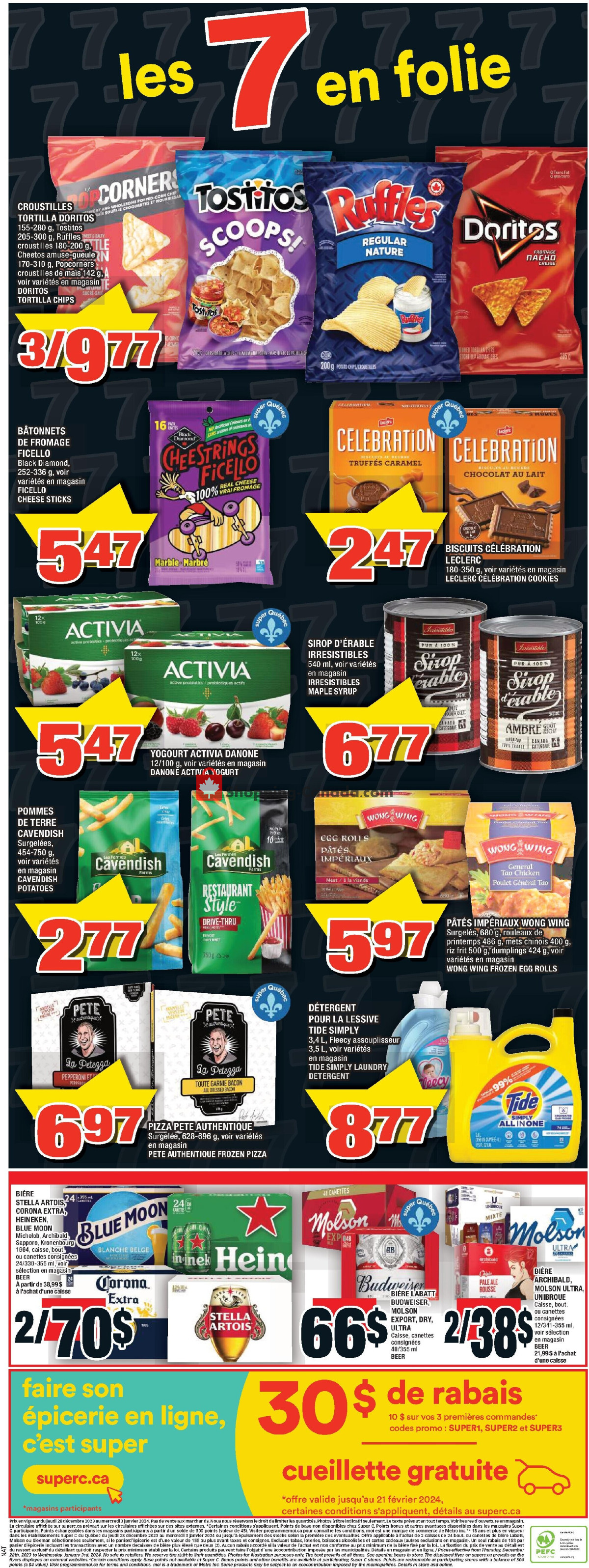 Super C flyer from Thursday December 28, 2023 to Wednesday January 3, 2024 - page 3