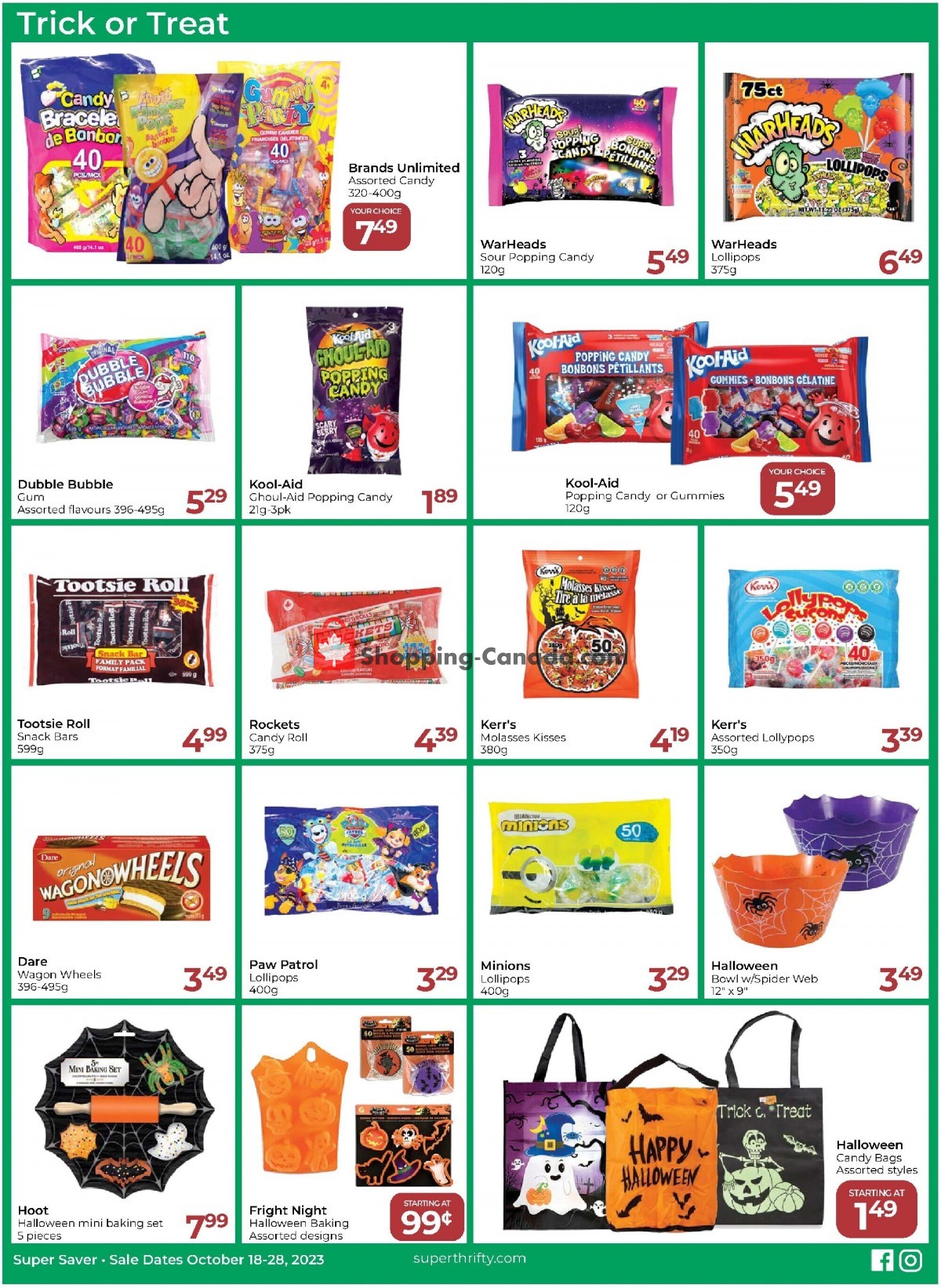 Super Thrifty flyer from Wednesday October 18, 2023 to Saturday October 28, 2023 - page 3