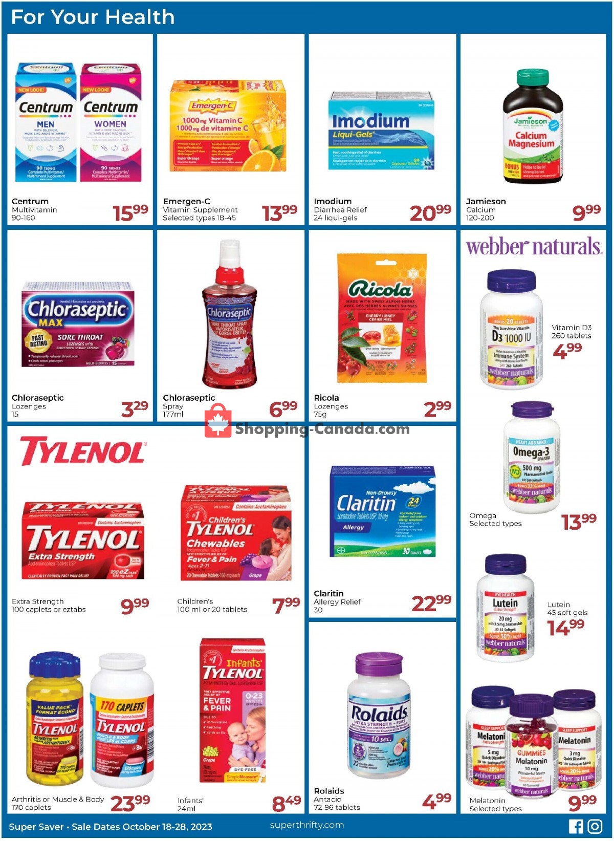 Super Thrifty flyer from Wednesday October 18, 2023 to Saturday October 28, 2023 - page 4