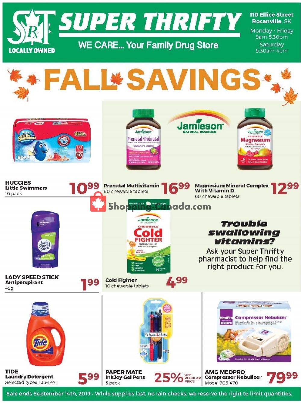 Super Thrifty flyer from Wednesday September 4, 2019 to Saturday September 14, 2019 - page 2