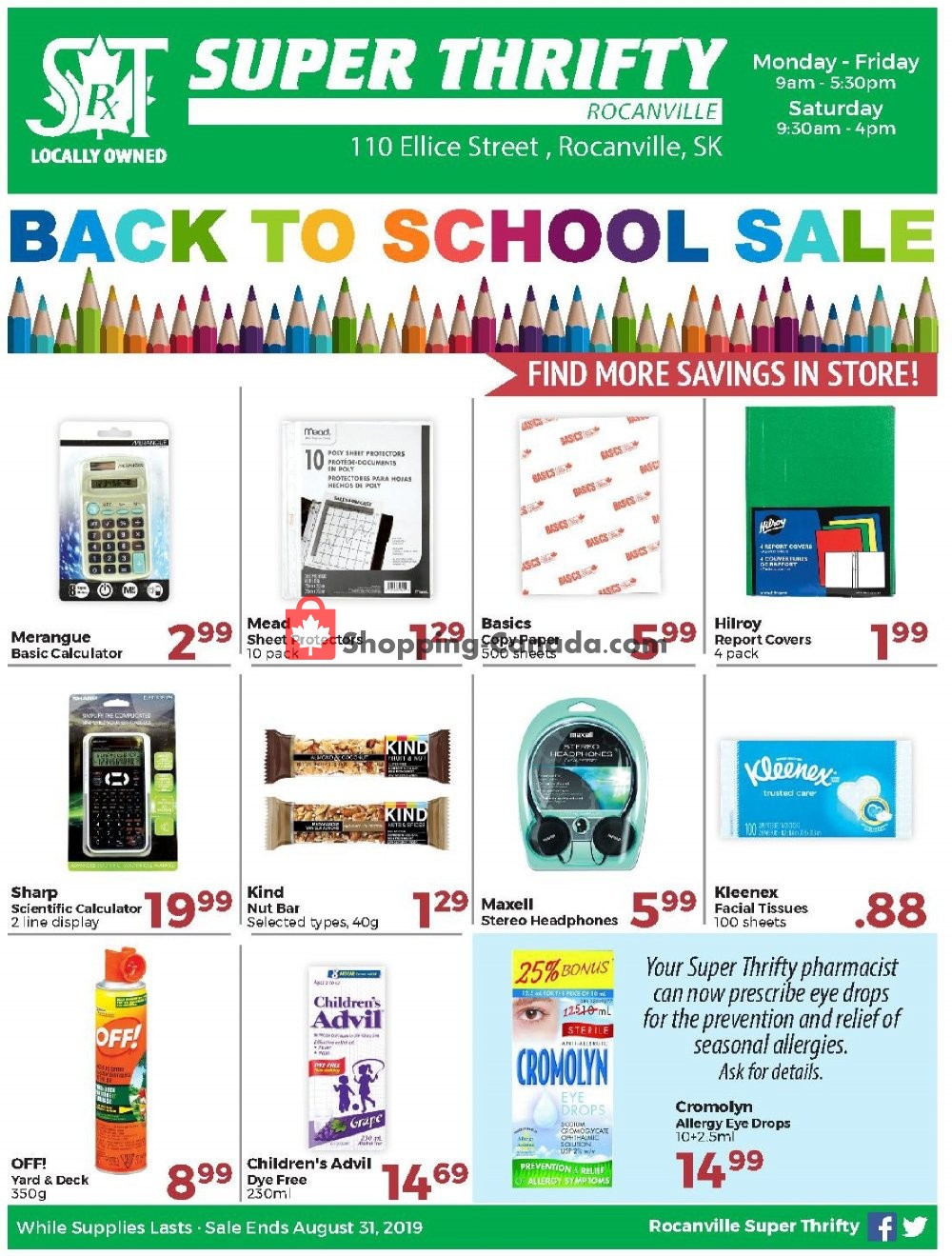 Super Thrifty flyer from Wednesday July 31, 2019 to Saturday August 31, 2019 - page 2
