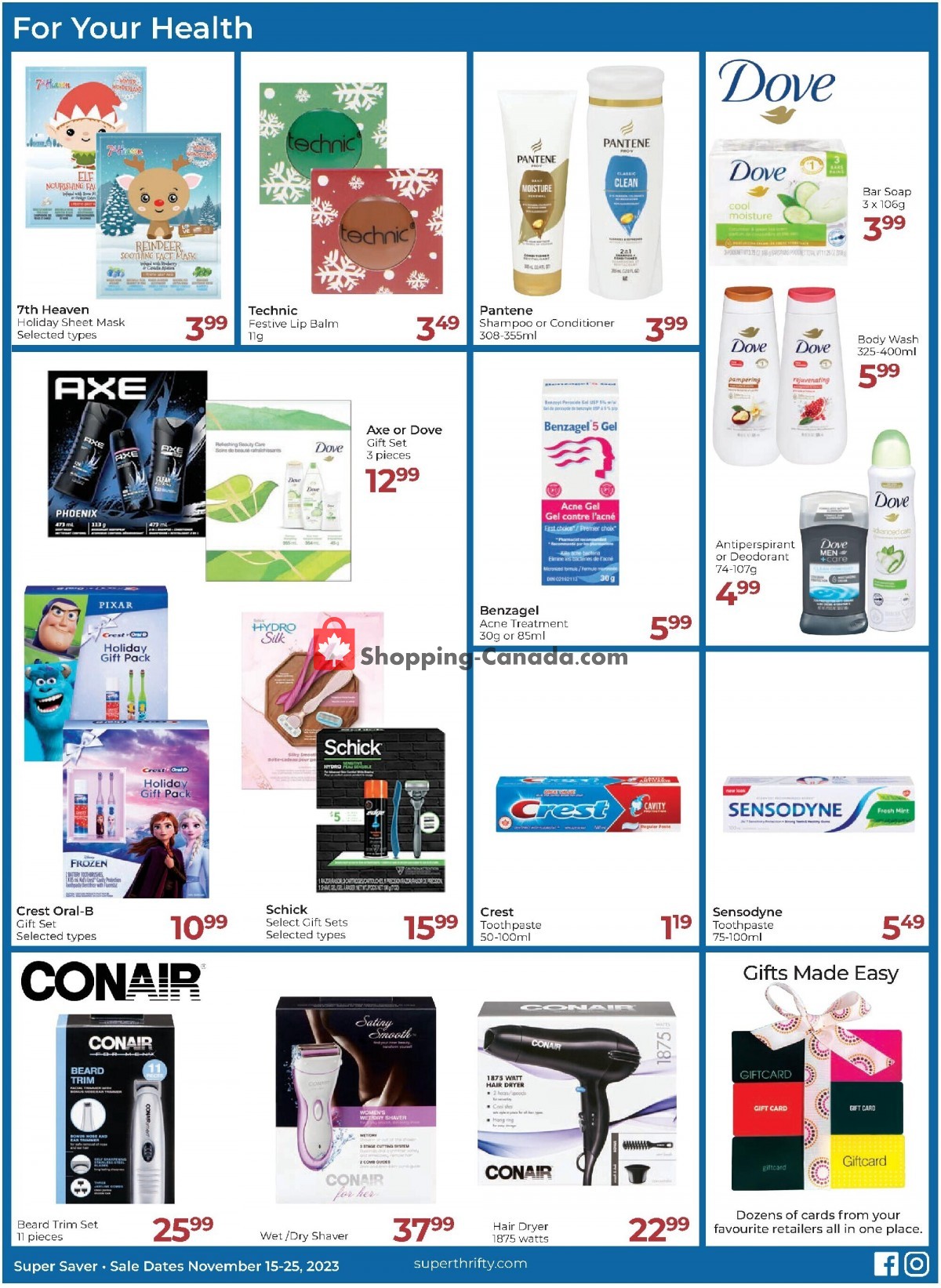 Super Thrifty flyer from Wednesday November 15, 2023 to Saturday November 25, 2023 - page 5