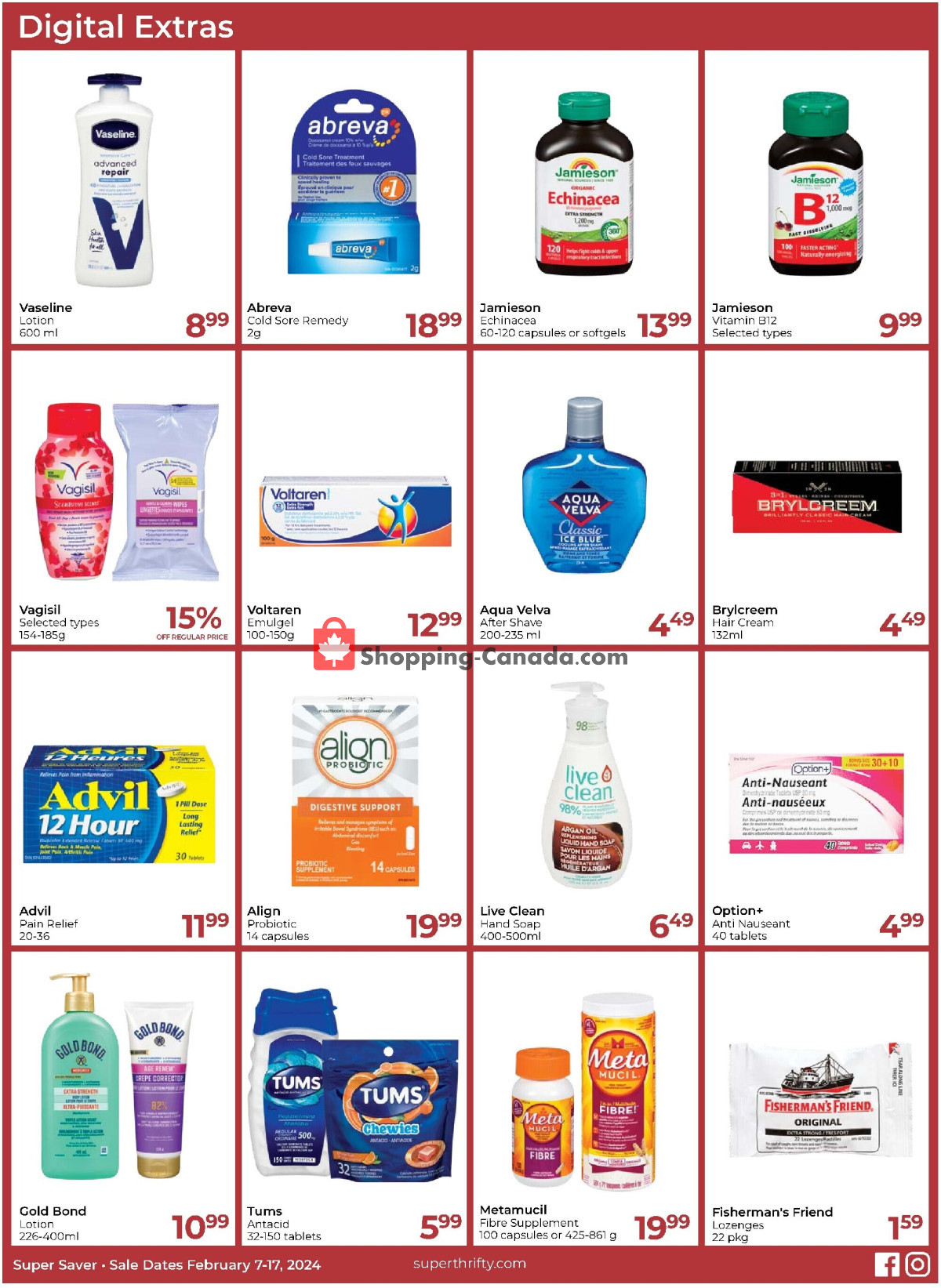Super Thrifty flyer from Wednesday February 7, 2024 to Saturday February 17, 2024 - page 4