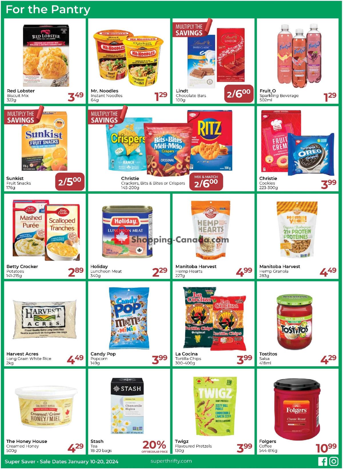 Super Thrifty flyer from Wednesday January 10, 2024 to Saturday January 20, 2024 - page 2