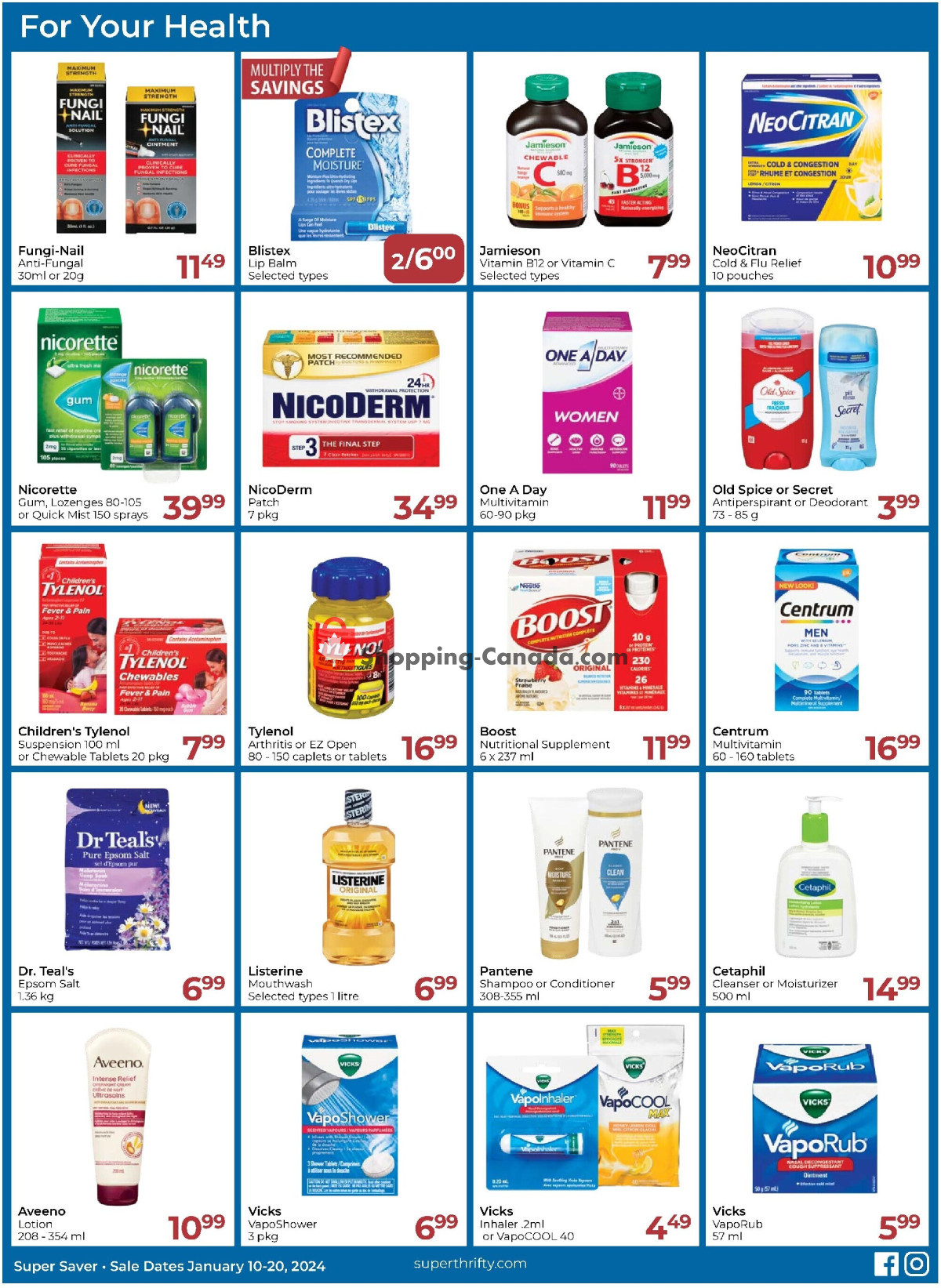 Super Thrifty flyer from Wednesday January 10, 2024 to Saturday January 20, 2024 - page 3