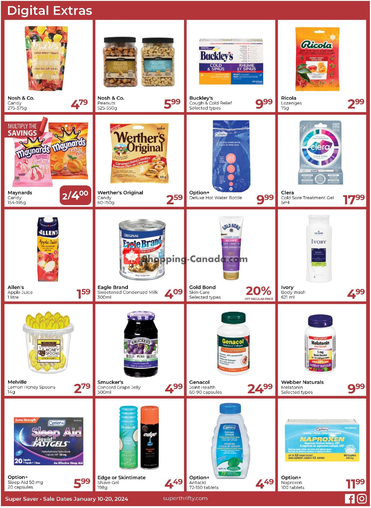 Super Thrifty flyer from Wednesday January 10, 2024 to Saturday January 20, 2024 - page 4