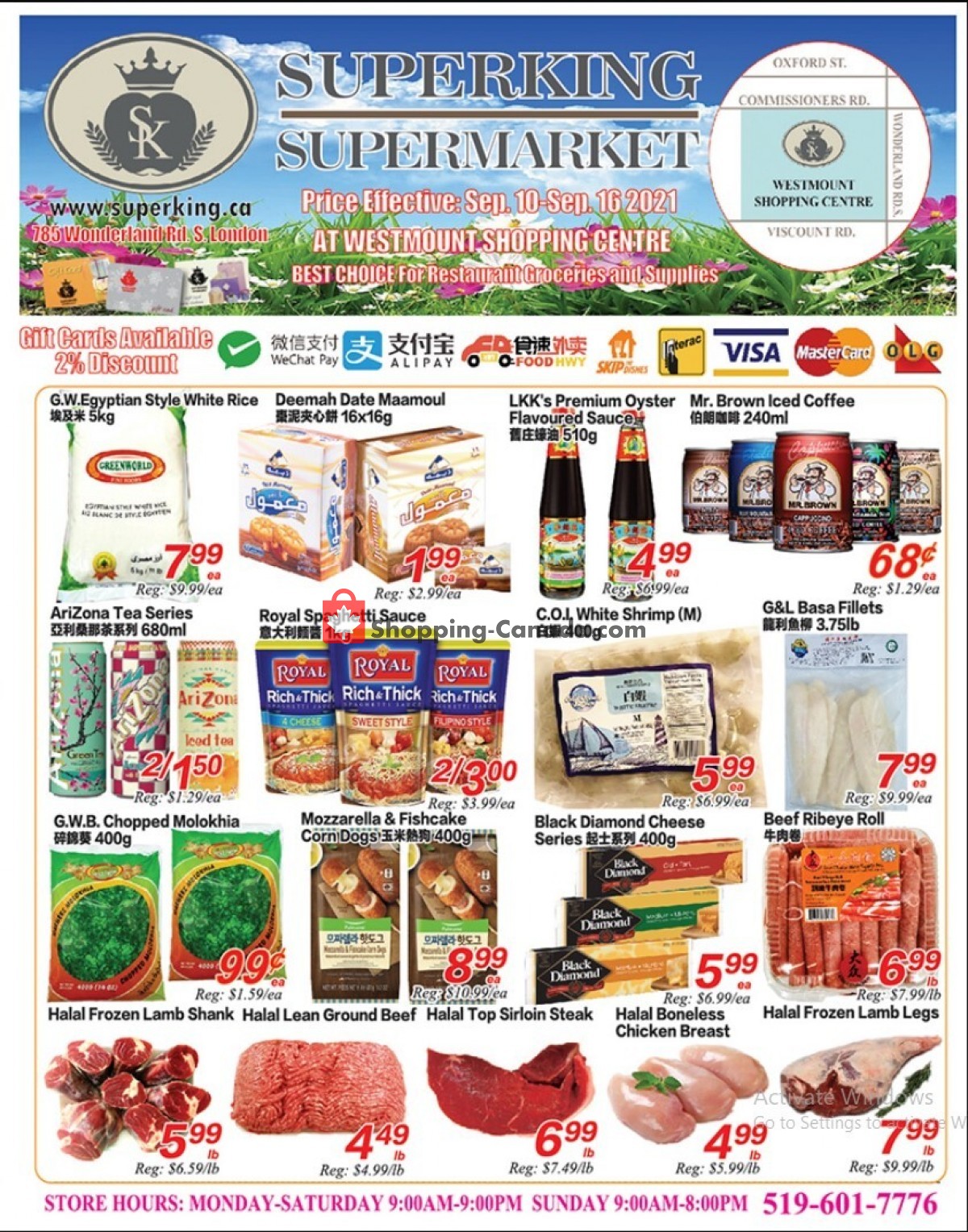 SuperKing Super Market flyer from Friday September 10, 2021 to Thursday September 16, 2021 - page 1